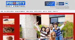 Desktop Screenshot of prioritypestcontrolomaha.com